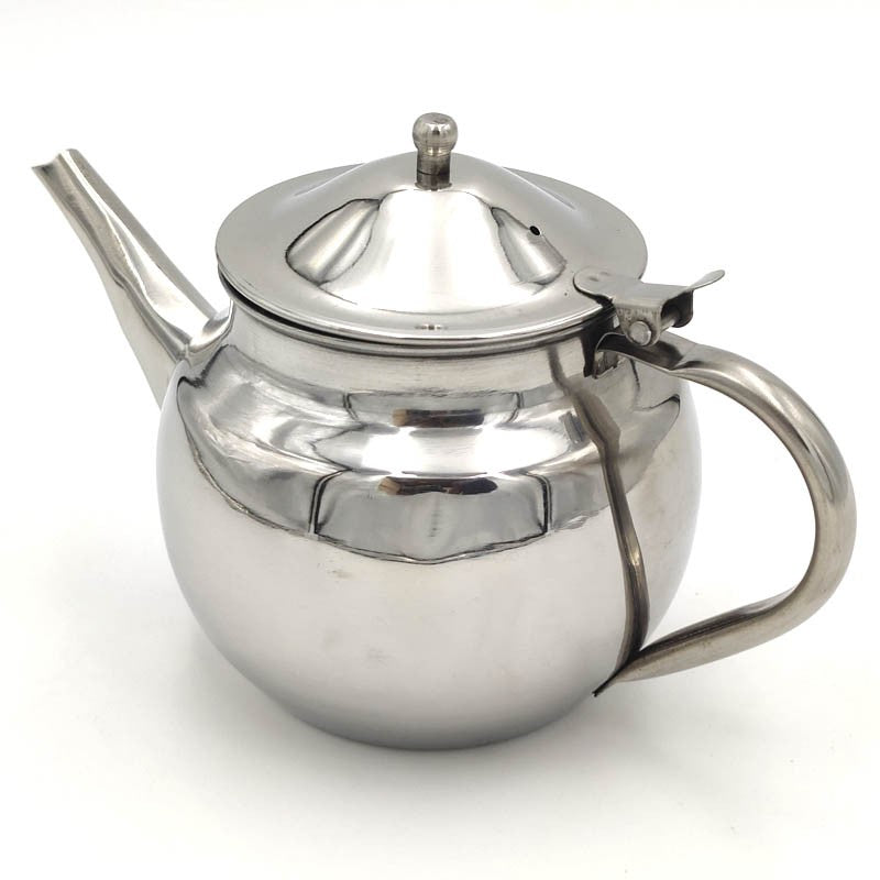 Tetera Hervidor Agua Metal Inox con Asa - TeaPoat - Modelo F-18A