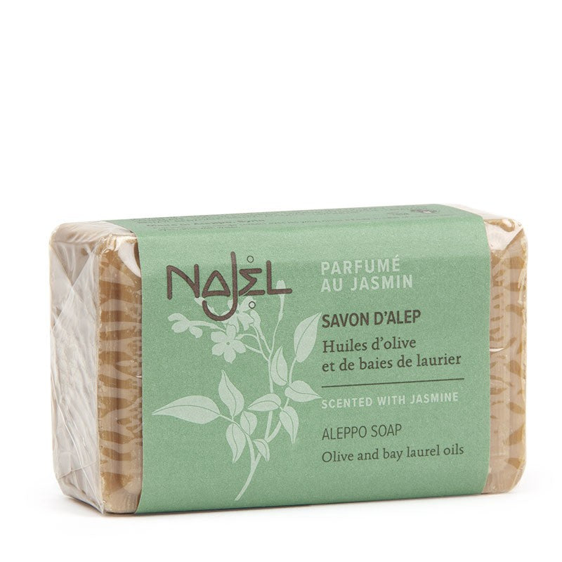 Jabón Natural - Oliva y Laurel Con Jazmín Damasco- 100 Gr Aleppo