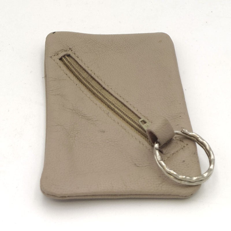Monedero de Cuero Artesanal 100% - Marroquinería - MODELO Aalimun