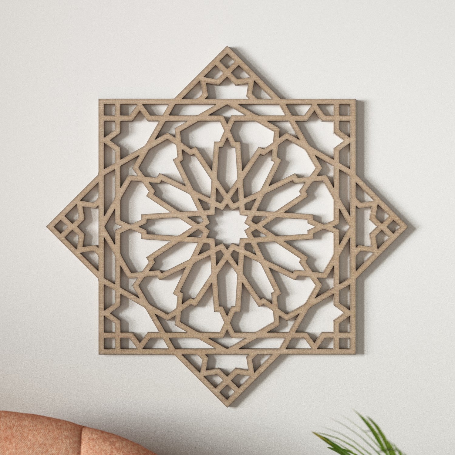 Celosía Madera Decorativa - Decoración Arabe - Modelo ZAMANIA
