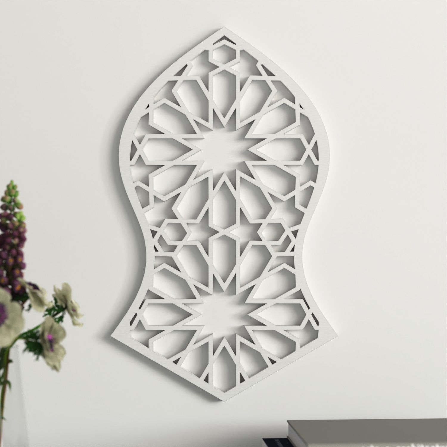 Cuadro Celosía Madera Decorativa - Decoración Árabe - Modelo SANDALIA