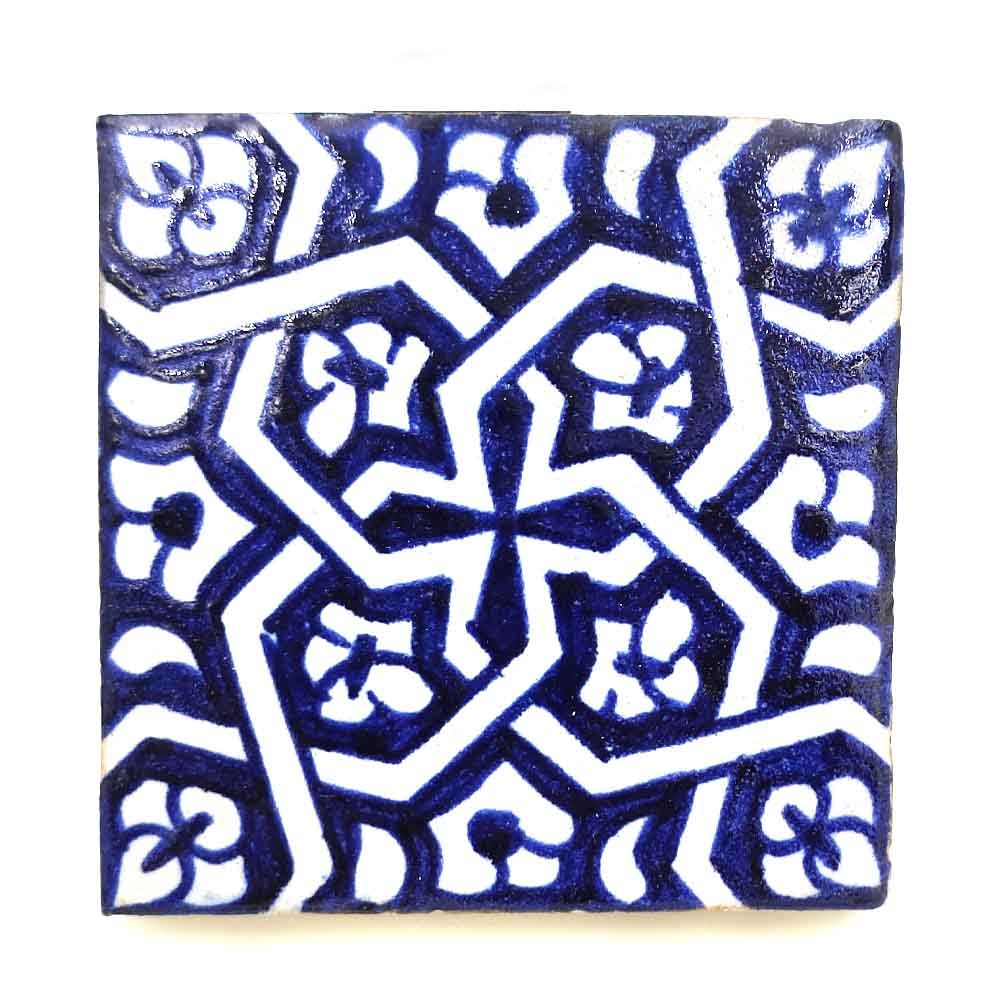 Azulejo Andalusí - Zellige Mosaico Nazari - 10 cm - Artesanal - Modelo 85