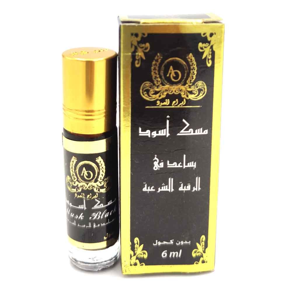 Perfume Musk Black - Aceite de Almizcle Negro 6 Ml Sin Alcohol