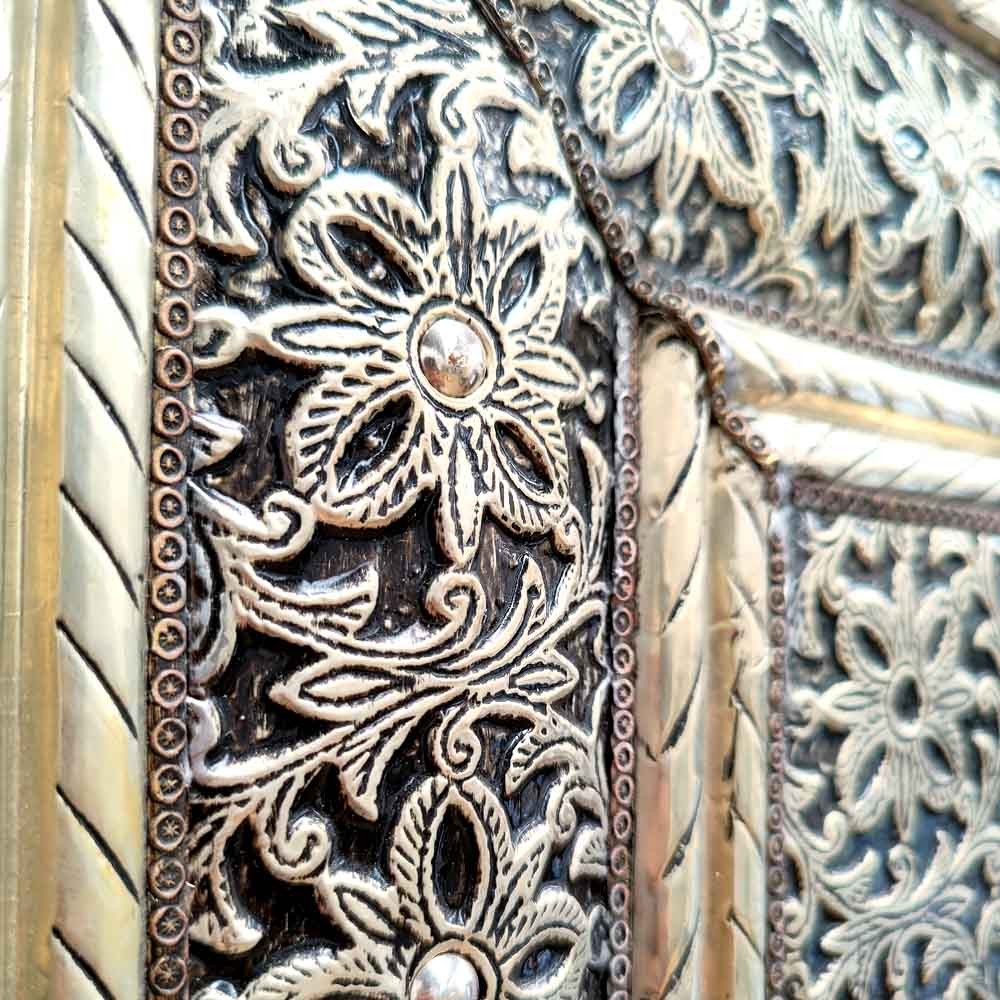 Espejo Metal Decoración Andalusí - Artesanía Marroquí -  Modelo ARRAYEIN