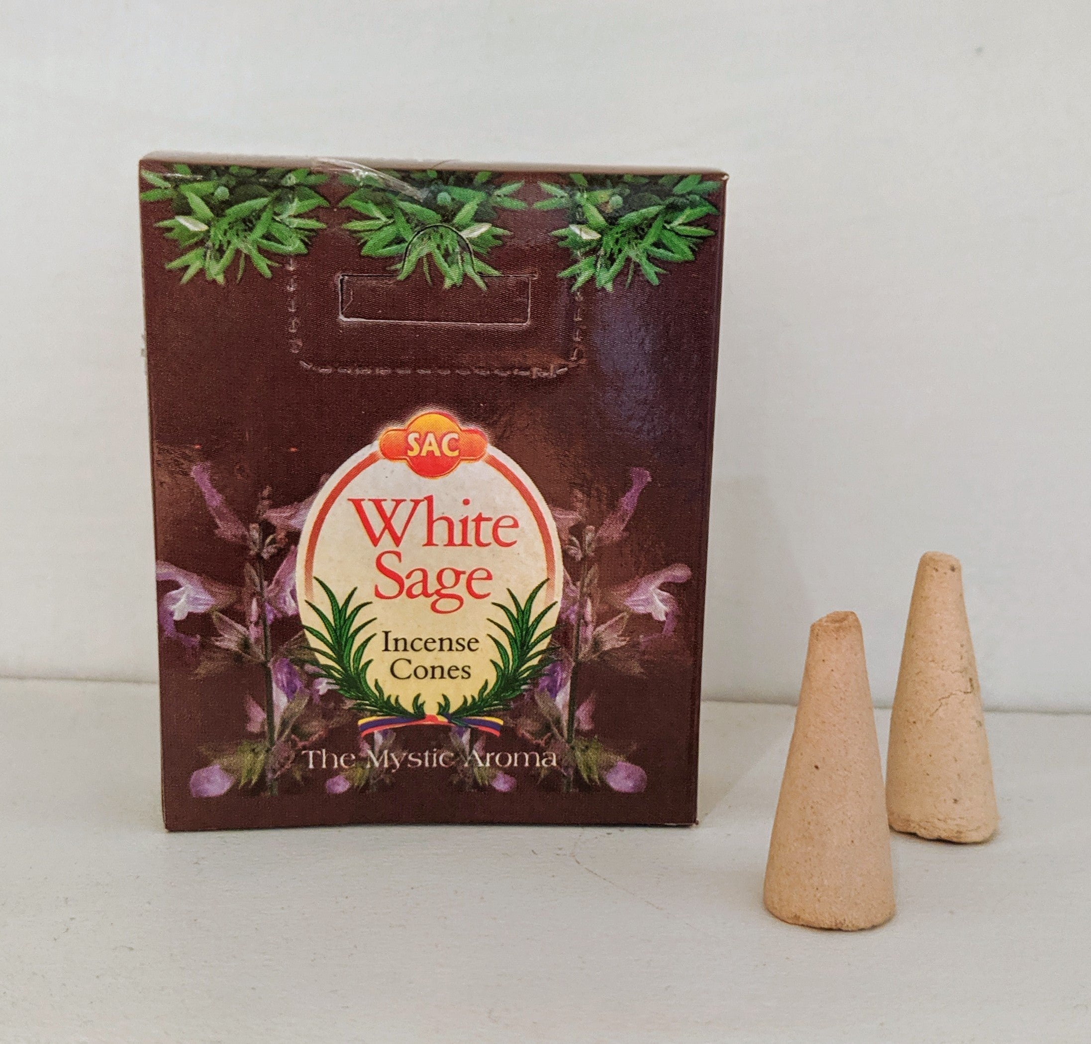 Incienso Conos Aromáticos - Sac - Salvia Blanca - Quemador Ambientador Oriental - White Sage