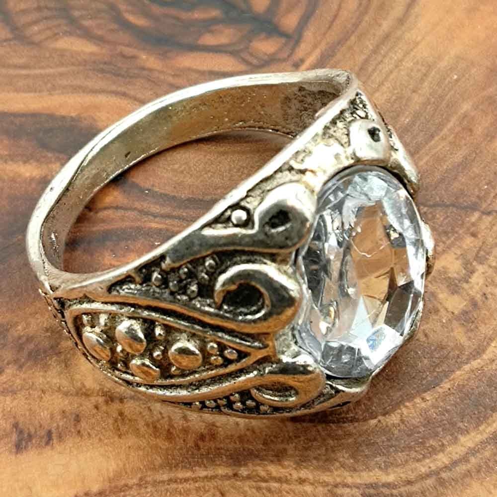 Anillo Unisex Aleación Inox - Estilo Medieval Gótico - Modelo Zalaza Azrak