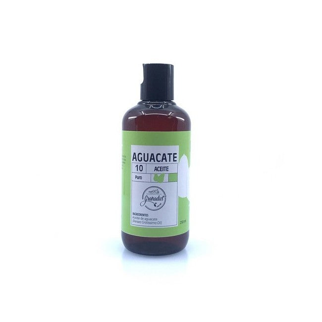 ACEITE PURO AGUACATE - GRANADIET - COSMÉTICA NATURAL - MASCARILLA CAPILAR - 250 ML