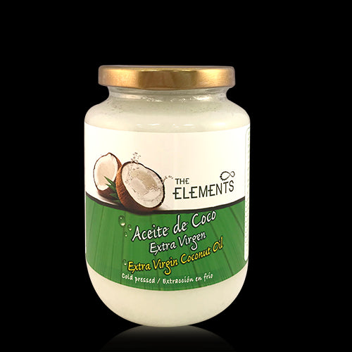 Aceite de Coco Extra Virgen - Extracción en Frio - The Elements - 410gr./450Ml