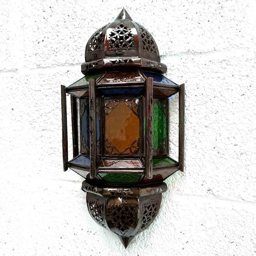 Aplique Calado de Cristal - Barras -  Multicolor - 37 cm