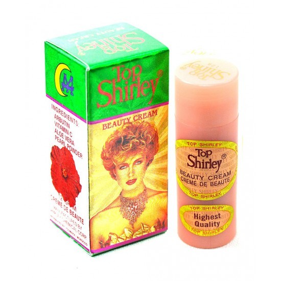 Top Shirley Crema de Belleza Aclaradora de la Piel - Gran Calidad - 12gr