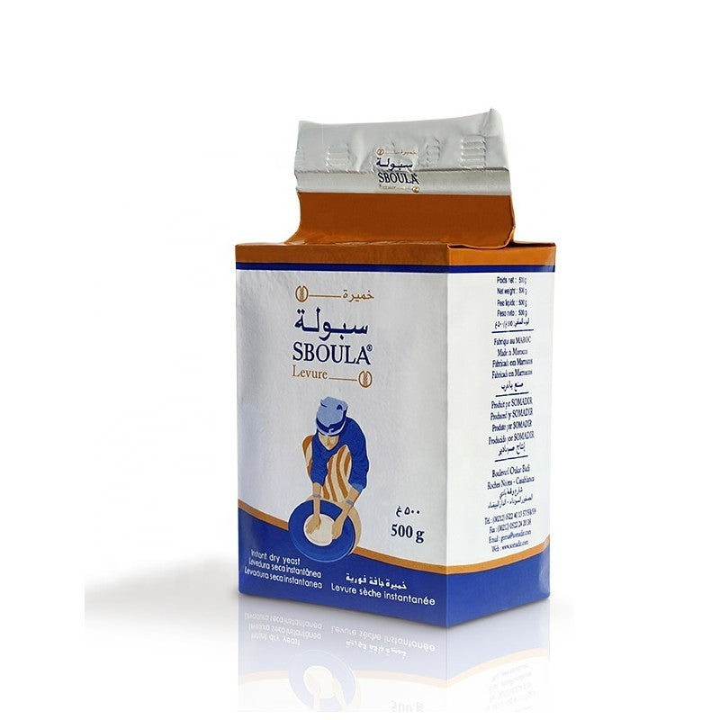 OFERTA 12/24 - Levadura Para pan y Pizzas Sboula - Levadura Seca Instantánea - 500gr