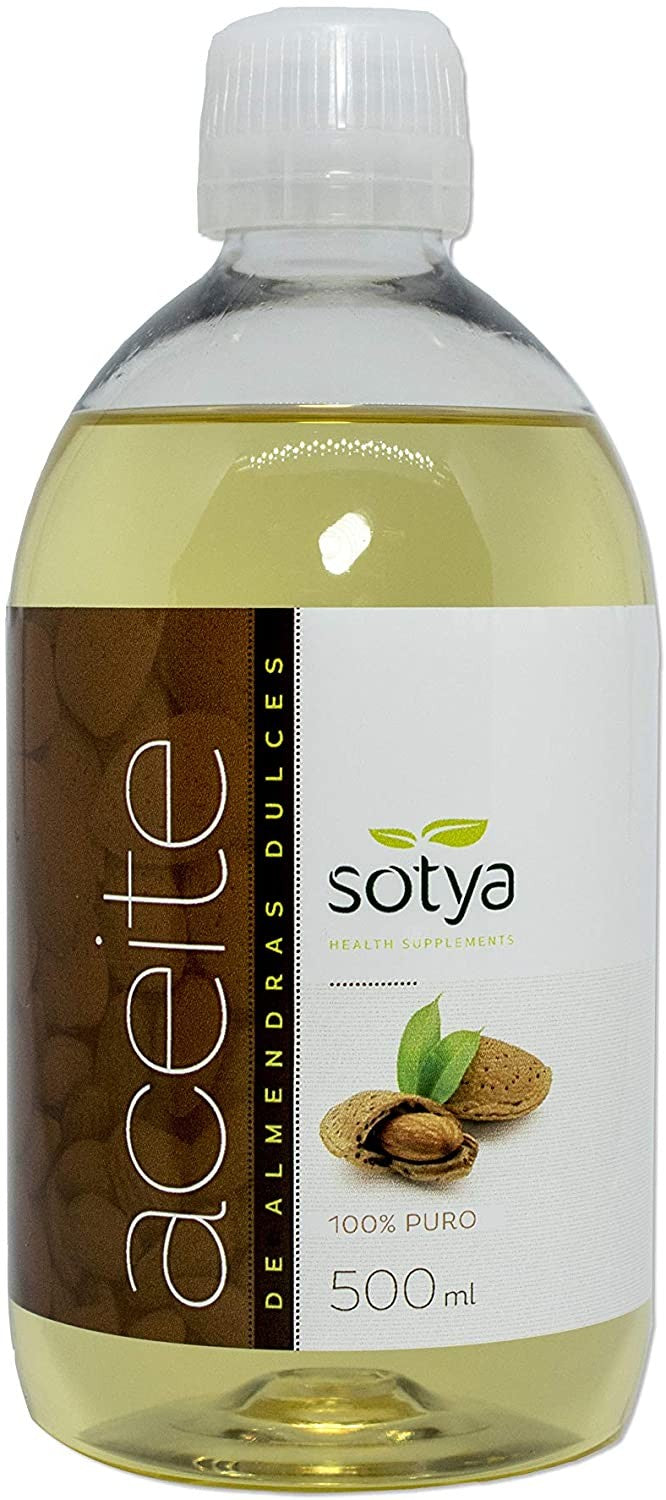 Aceite de Almendras Dulces - 100% Puro - Prensado Frío-SOTYA