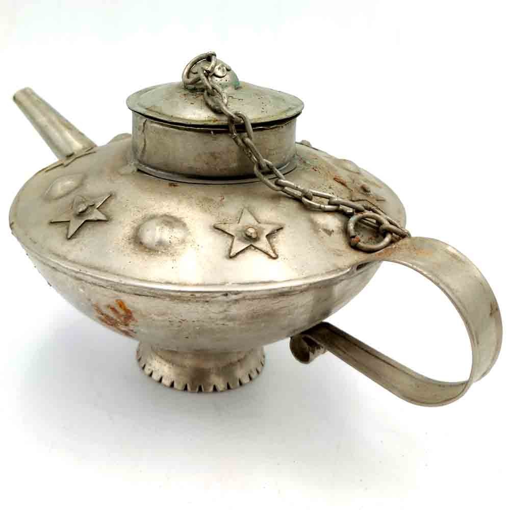 Tetera Decorativa Vintage estilo Aladino Artesanal - Decoración Oriental Clasica - Modelo Darakii