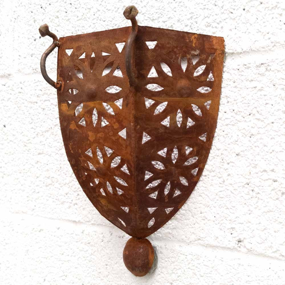 Aplique de Hierro Calado Color Oxido - Decoración Arabe - Modelo MAGREG AADI