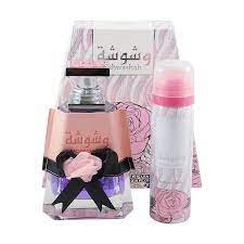 Washwashah Perfume Mujer Eau de Perfume 100 ML Lattafa + Desodorante Perfumado