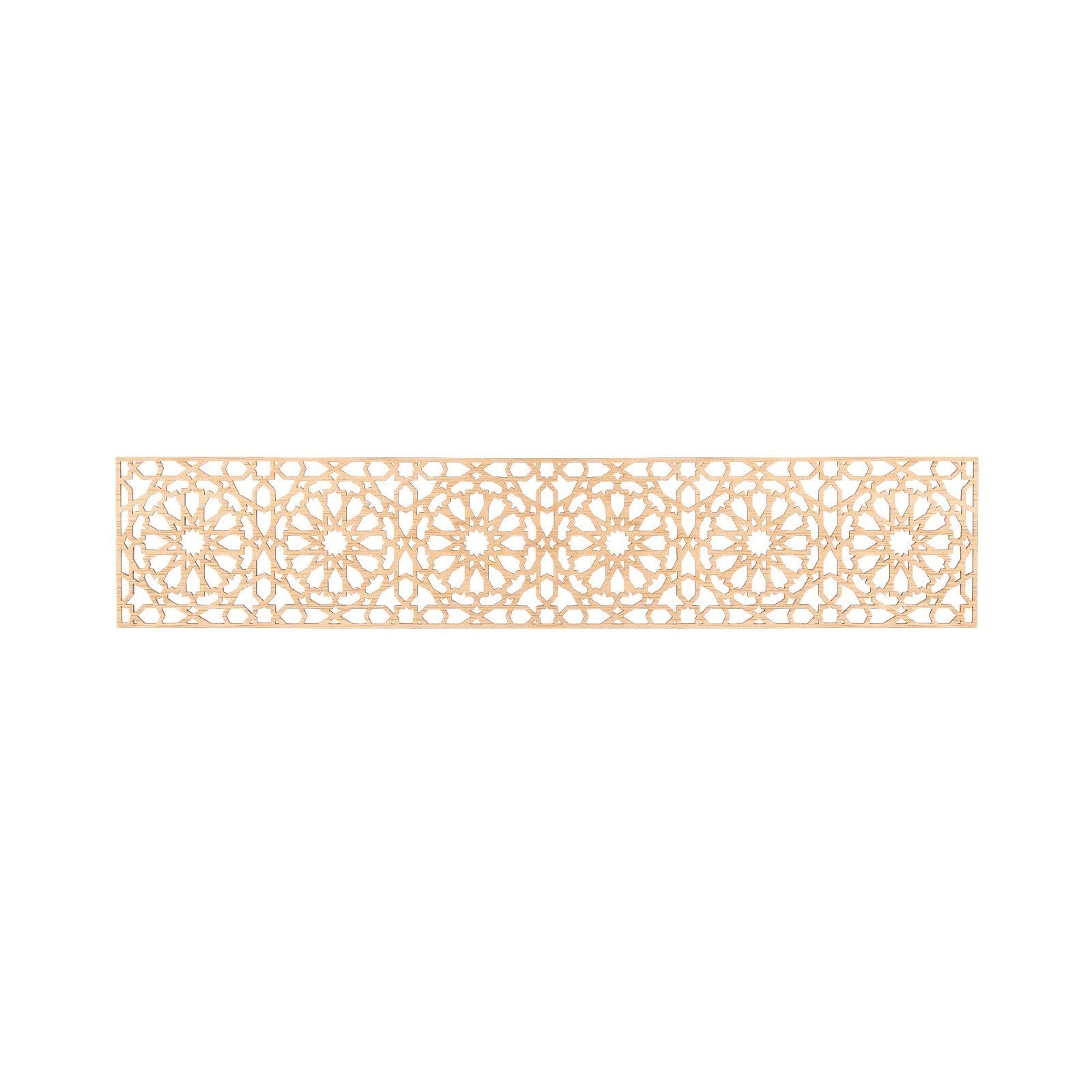 Celosia Arabe Calada - Madera Corte por Laser - Modelo 1 - 9 cm