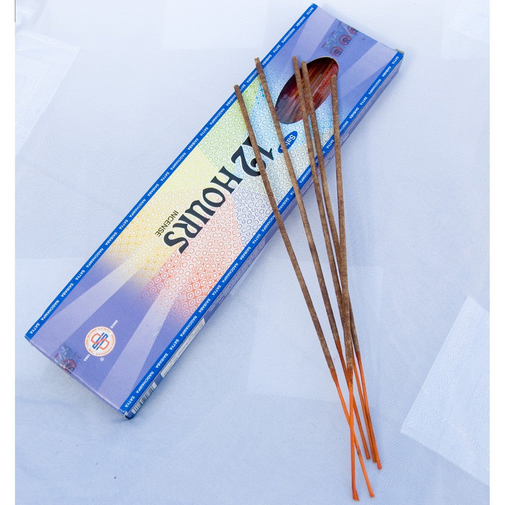 12 Hours  - SATYA - 9 Varillas - 30 gr - Recomendado