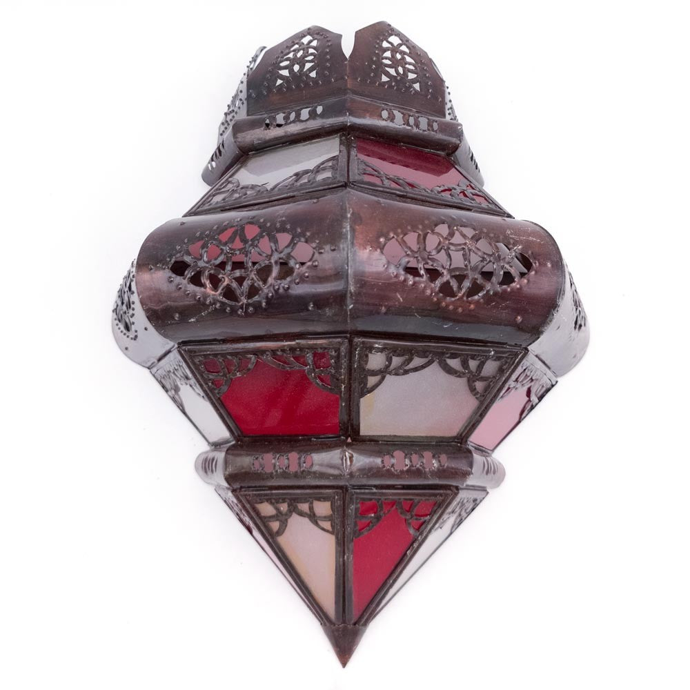 Aplique Calado de Cristal - "Diamante" -  Multicolor - 30 cm
