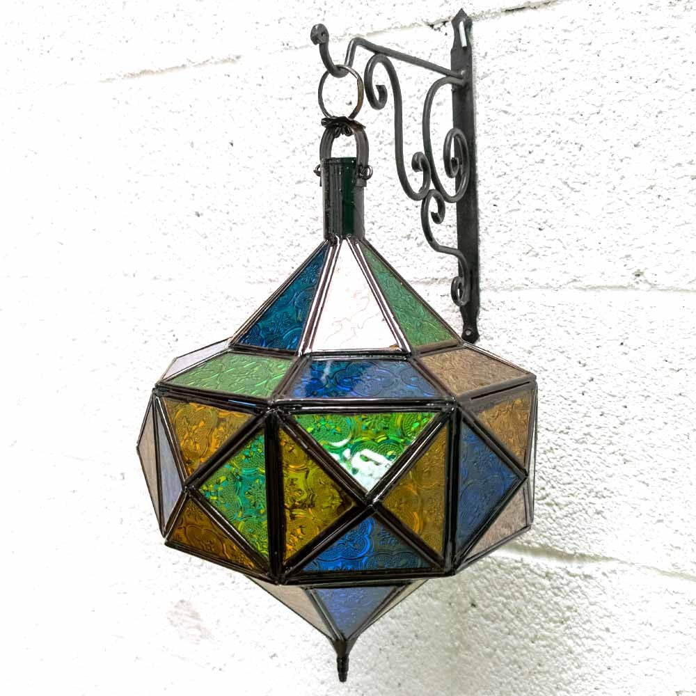 Lámpara Trompo Cristal - Varios Colores- 2 Tamaños - NOVEDAD