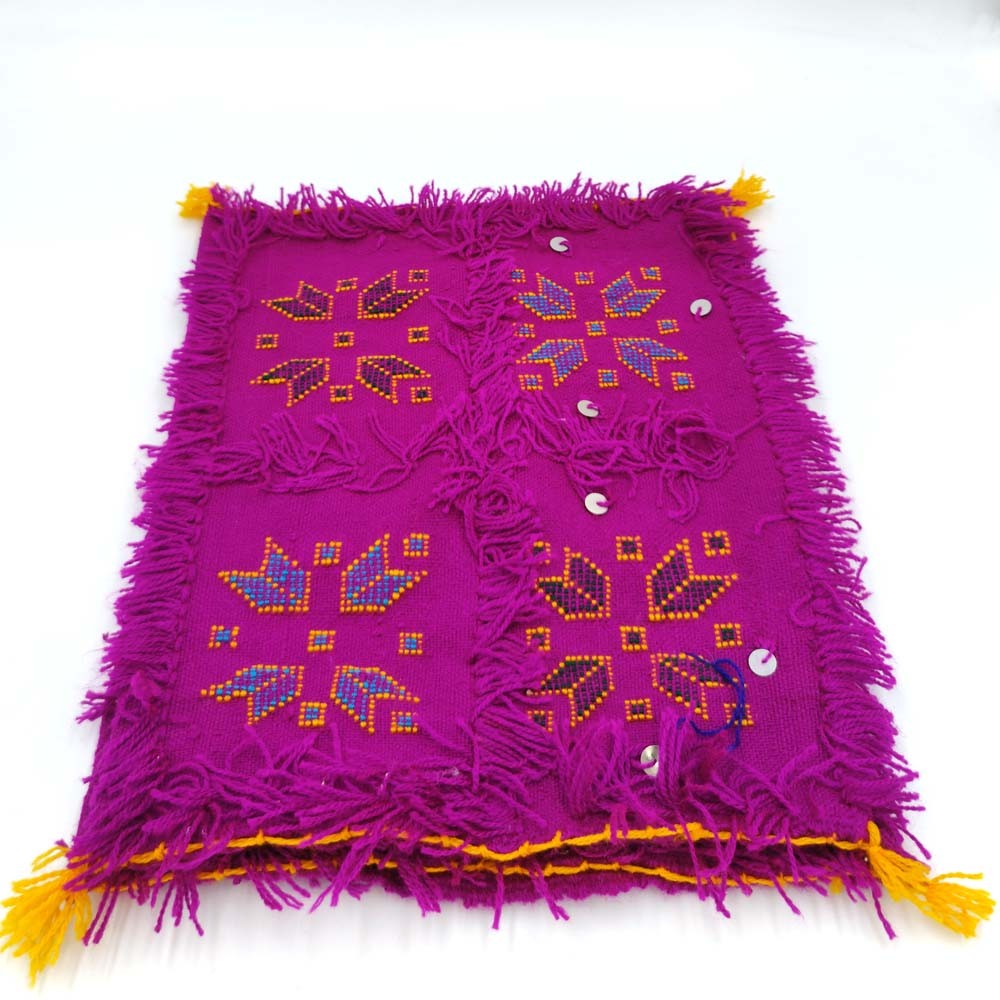 2 x Funda Cojín Bereber Artesanía Marroquí Rosa Decoración Andalusí Bohemio 35cm x 35cm Modelo nº22