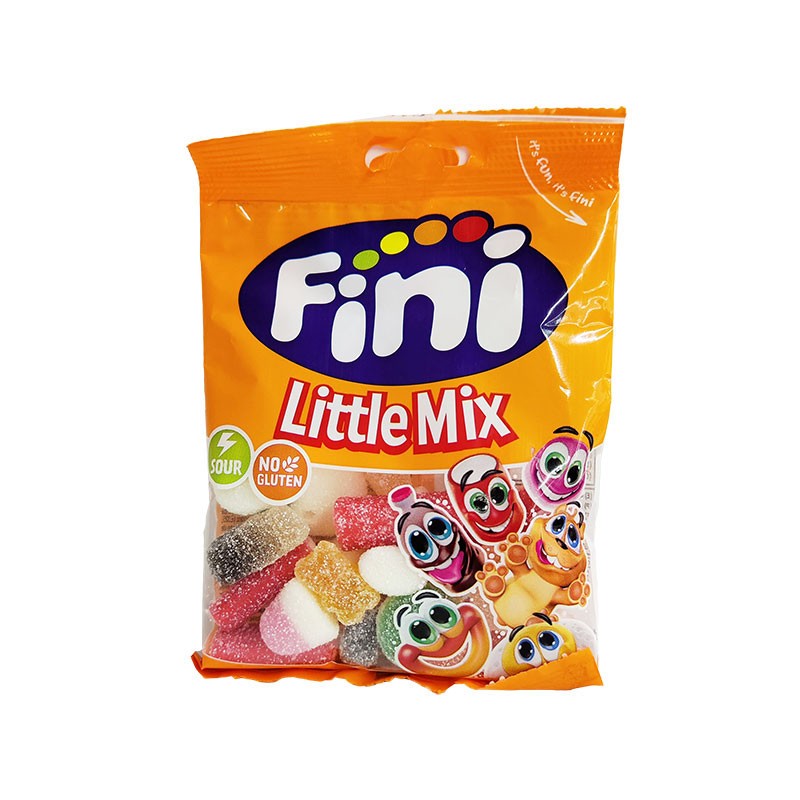 Little Mix Pequeño surtido - Golosinas Halal - Sin Gluten y 0% Grasa - Fini - 90 gr