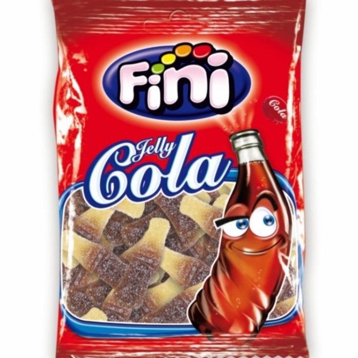 Cola Pica Jelly Cola - Golosinas Halal - Sin Gluten y 0% Grasa - Fini - 90 gr