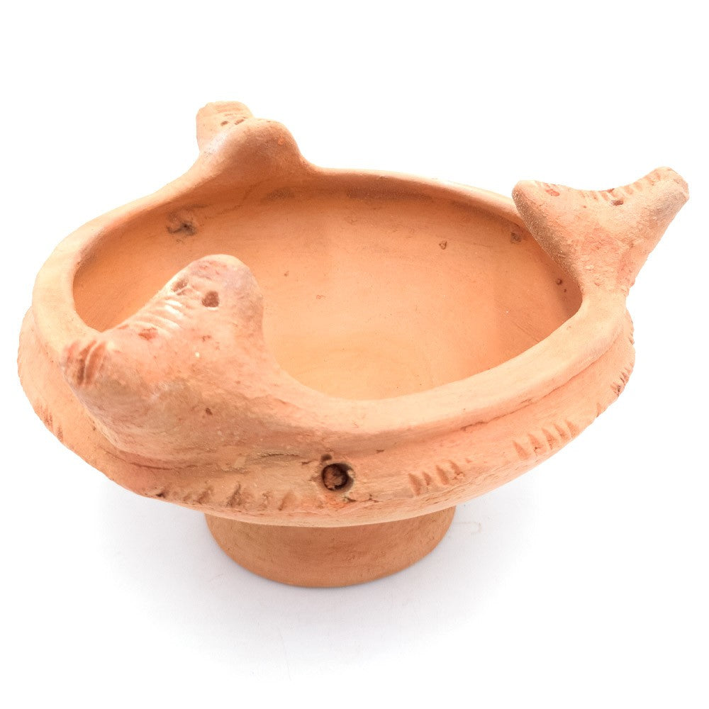 Incensario Barro Africano - 25 cm - Brasero - Artesano