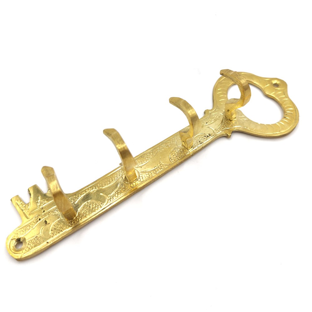 Colgador Llaves Latón Dorado Forjado Artesanía Marroquí Estilo llave Antigua - Modelo Marrakech