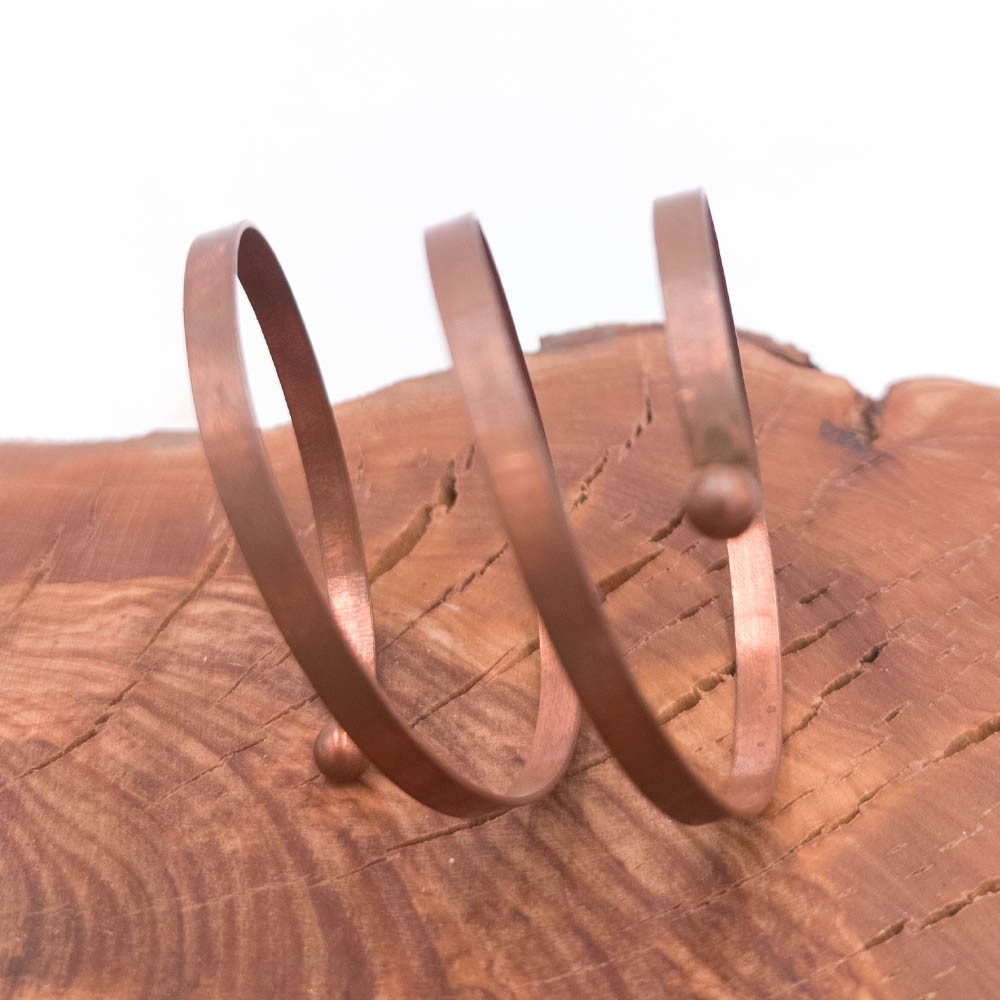 Pulsera Brazalete de Cobre y latón Artesanía Marroquí Curativo Preventivo Artritis Modelo 8