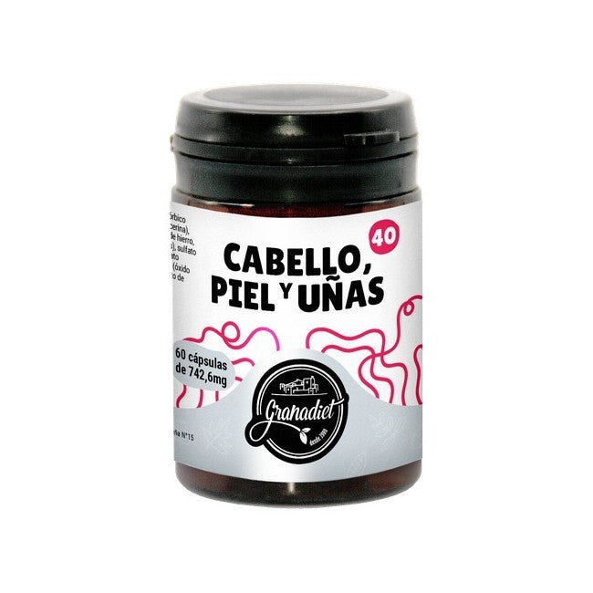 Crecimiento Cabello Uñas Piel 60 cápsulas Granadiet