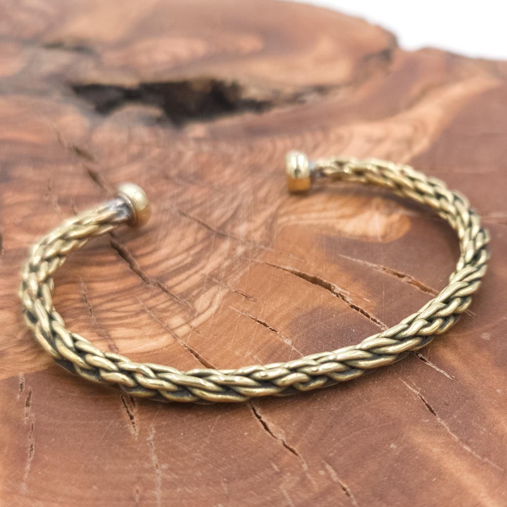 Pulsera Brazalete de Cobre y latón Curativo Preventivo Artritis Modelo 23
