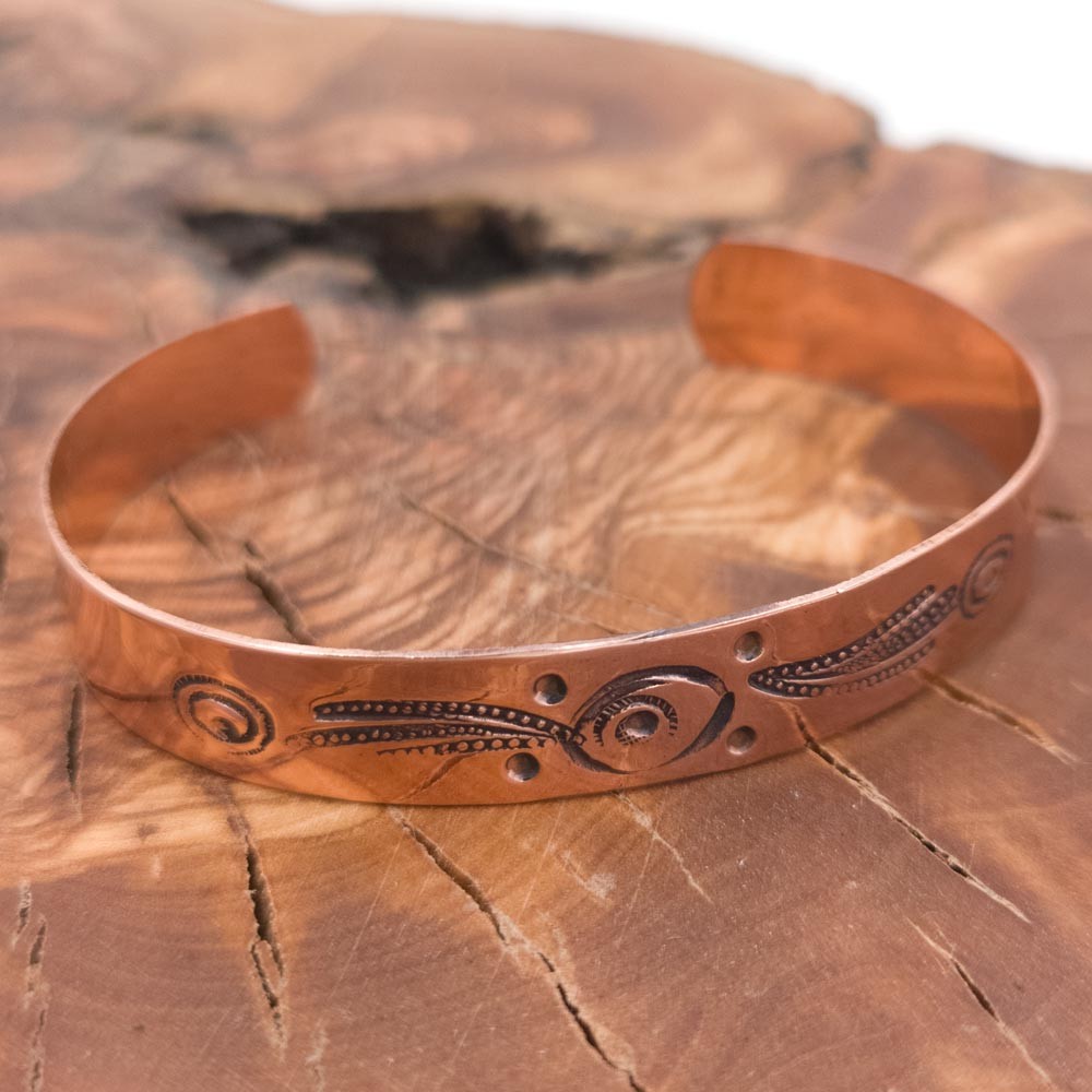 Pulsera Brazalete de Cobre y latón Curativo Preventivo Artritis Modelo 26