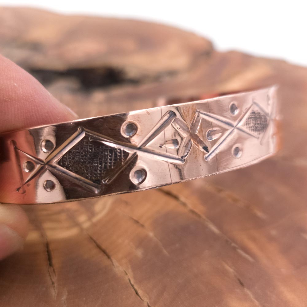 Pulsera Brazalete de Cobre y latón Curativo Preventivo Artritis Modelo 27