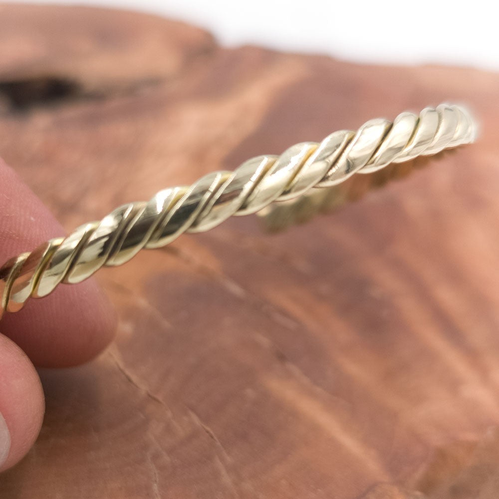 Pulsera Brazalete de Cobre y latón Curativo Preventivo Artritis Modelo 34