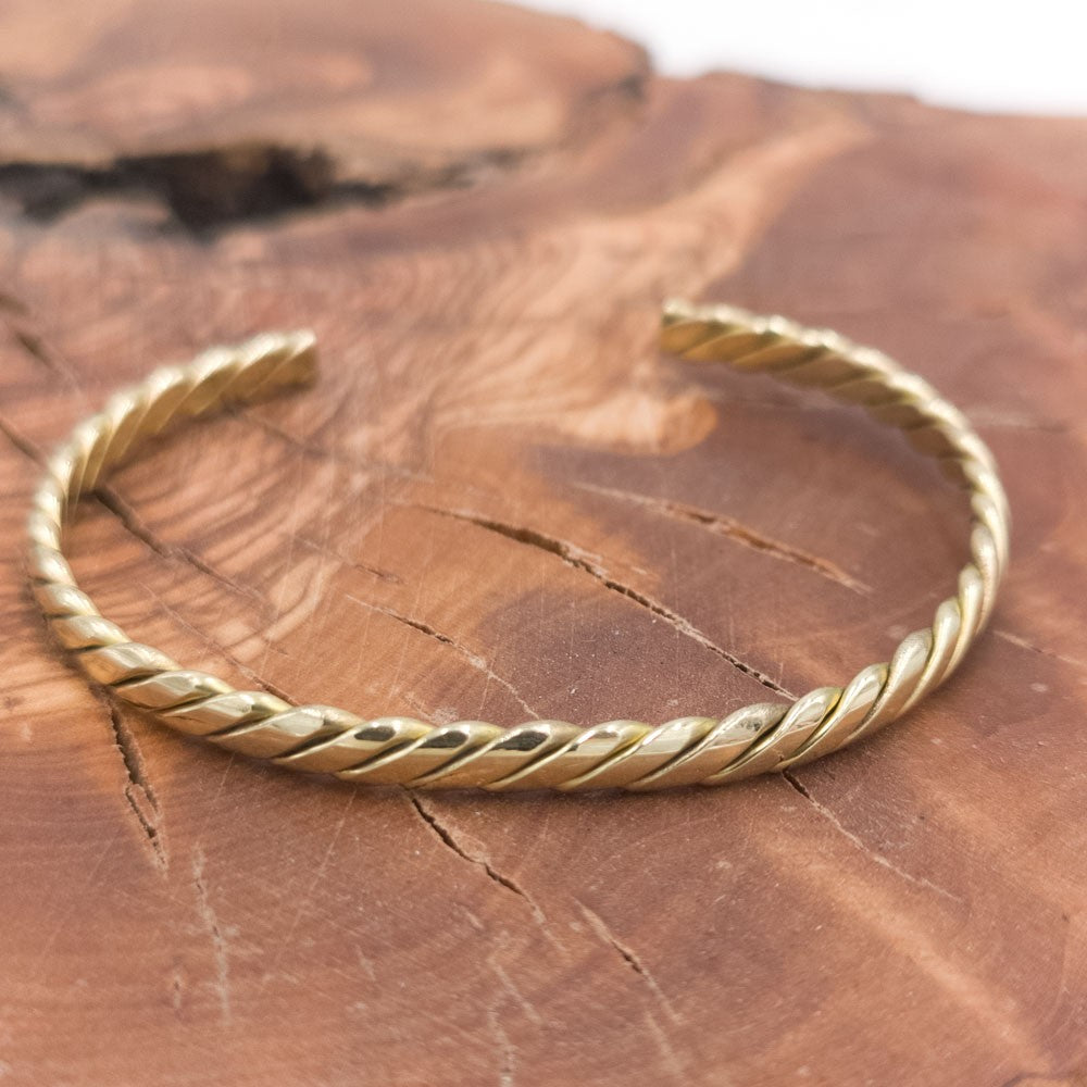 Pulsera Brazalete de Cobre y latón Curativo Preventivo Artritis Modelo 34