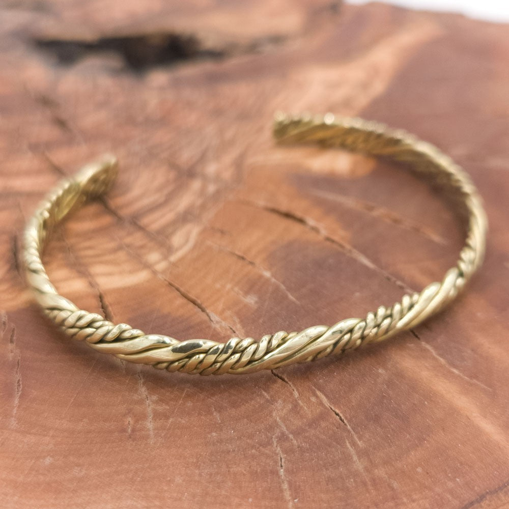 Pulsera Brazalete Unisex de Cobre y latón Curativo Preventivo Artritis Modelo 44