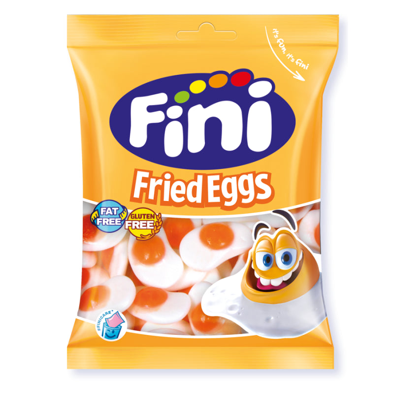 Huevo Frito Liso Golosinas Halal - Sin Gluten y 0% Grasa - Fini - 90 gr