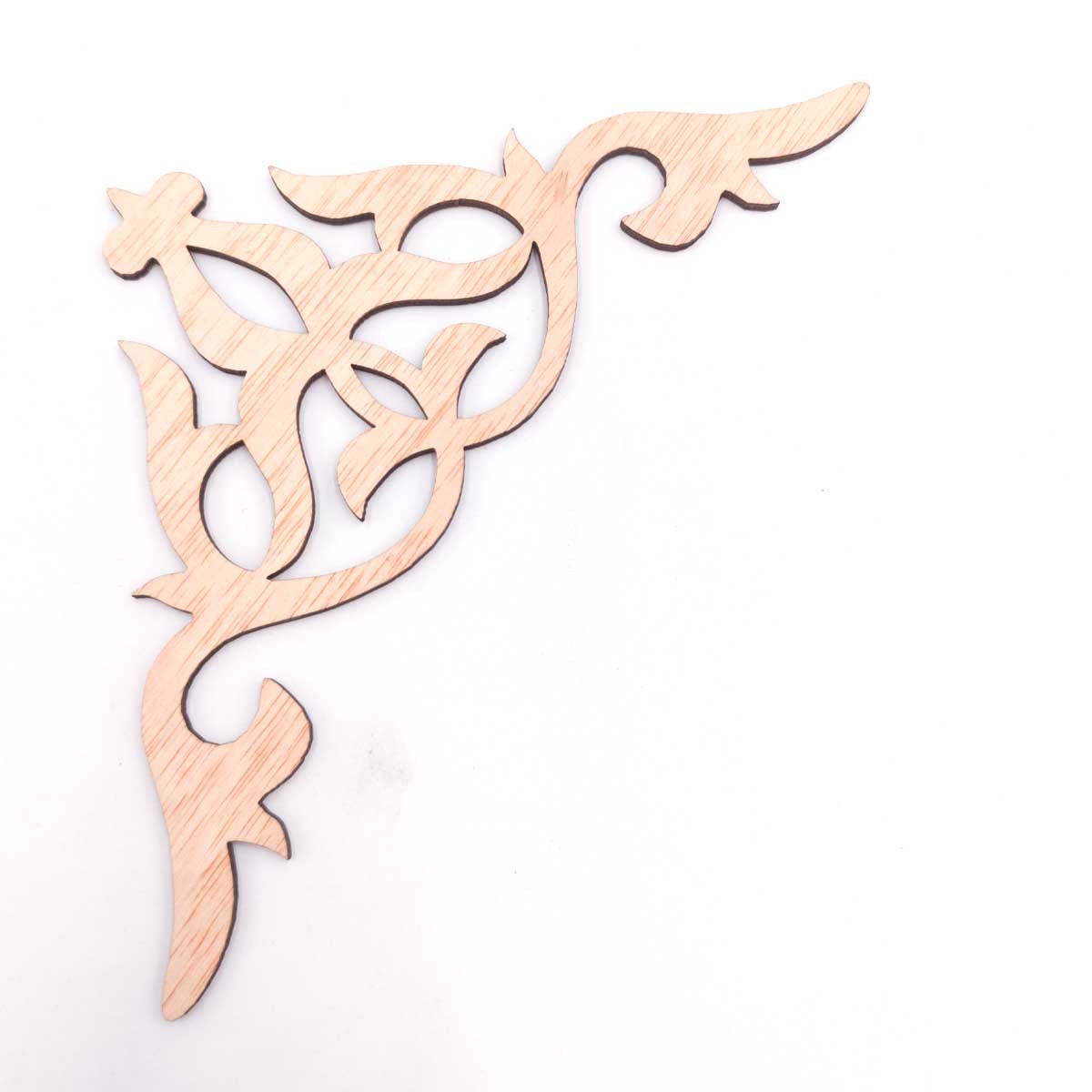 Esquinera Madera Laminada Decoración Muebles - Celosia Barroco - Diseño Barroco 1