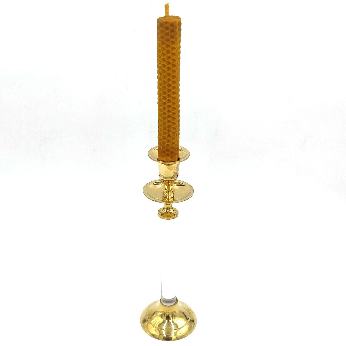 Porta velas Bronce y Resina Alto - 25 cm Vintage