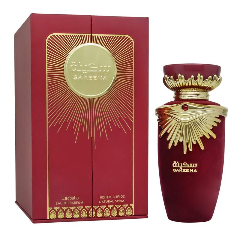 Lattafa Sakeena Eau de Parfum: Un Jardín Nocturno de Dulzura Frutal para Mujeres