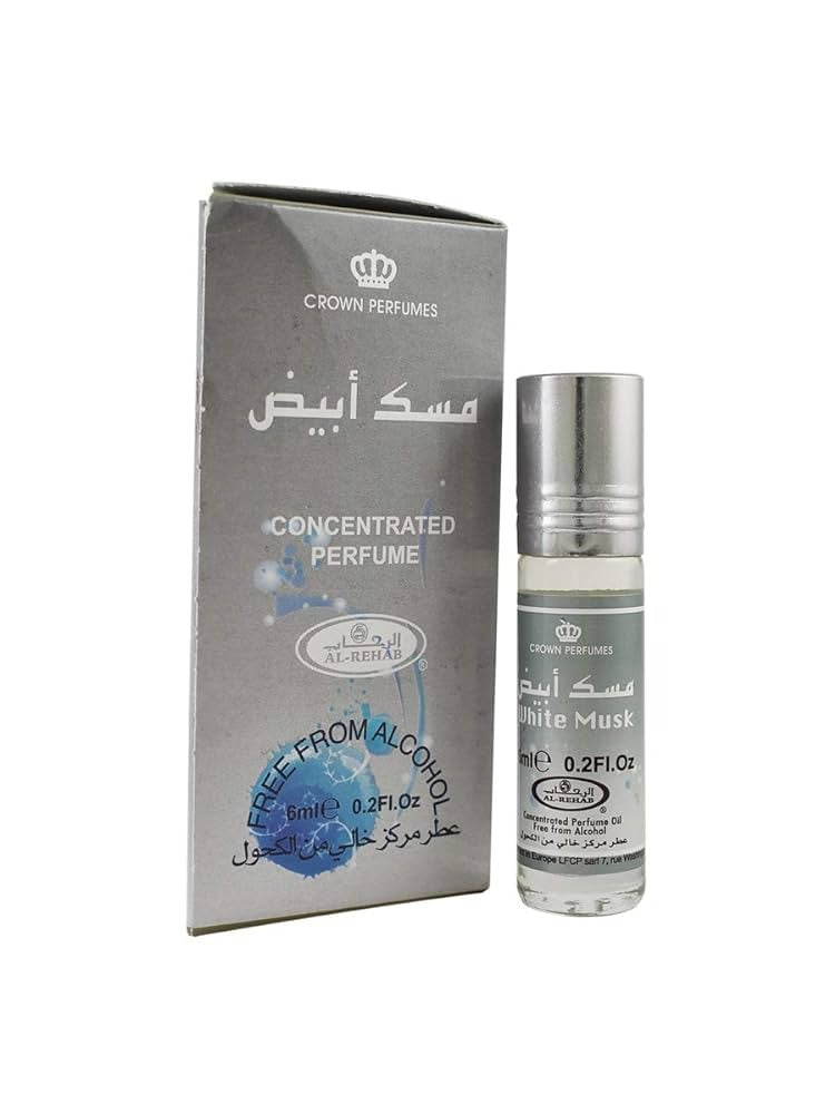 Perfume White Musk de Al-Rehab - 3 ml - Elegancia en Cada Gota