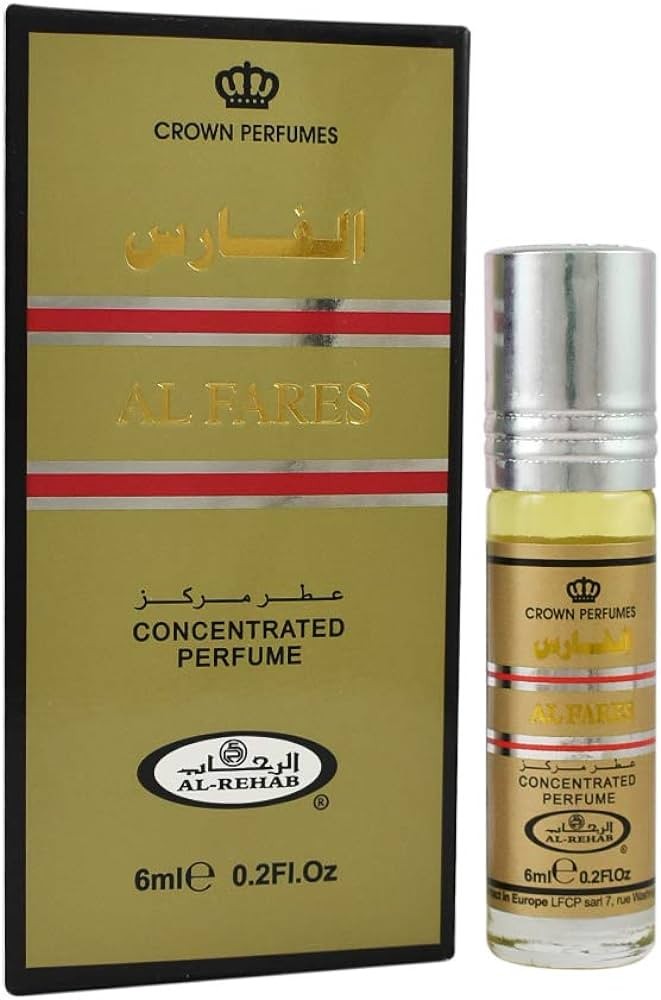 Perfume Al Fares de 6 ml - Elegancia Oriental por Al Rehab
