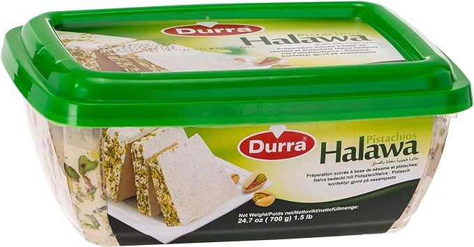 Halawa Dulce De Tahini Con Pistacho - Al - Rabih - 350  y 200 g Delicia Arabe - Calidad Suprema