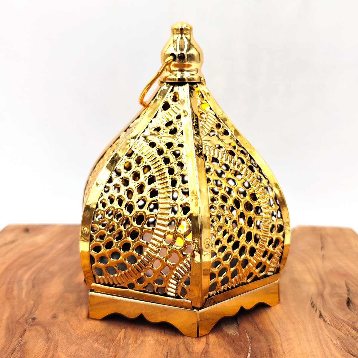 Farolillo Árabe Calado - Dorado - Modelo Kubba 3