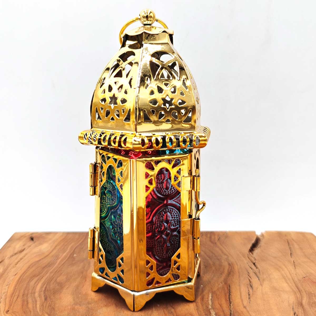 Farolillo Árabe Calado - Dorado - Modelo Shik