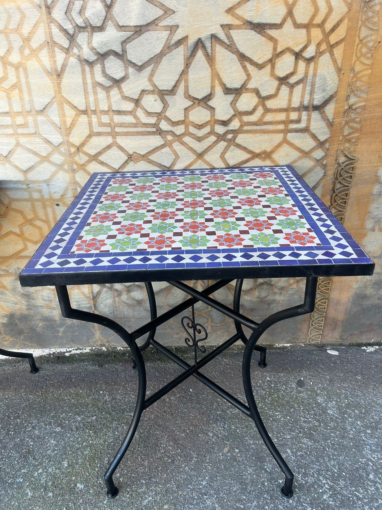 Mesa mosaico Cuadrada  - Modelo TIZNIT