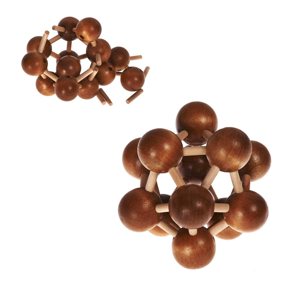 Puzzle Madera Moléculas - Ingenio - Rompecabezas - 10 cm