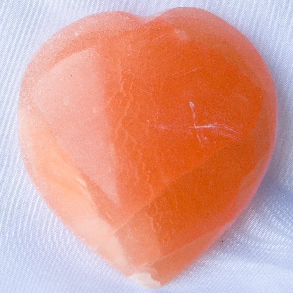 Corazón Sal Pulida - Mineral Natural - Espectacular - 2 Tamaños