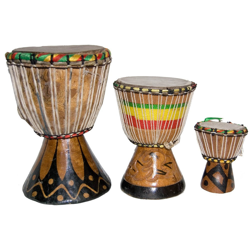 Djembe  Africano - 3 Tamaños - Tambor - Grabado - Artesano