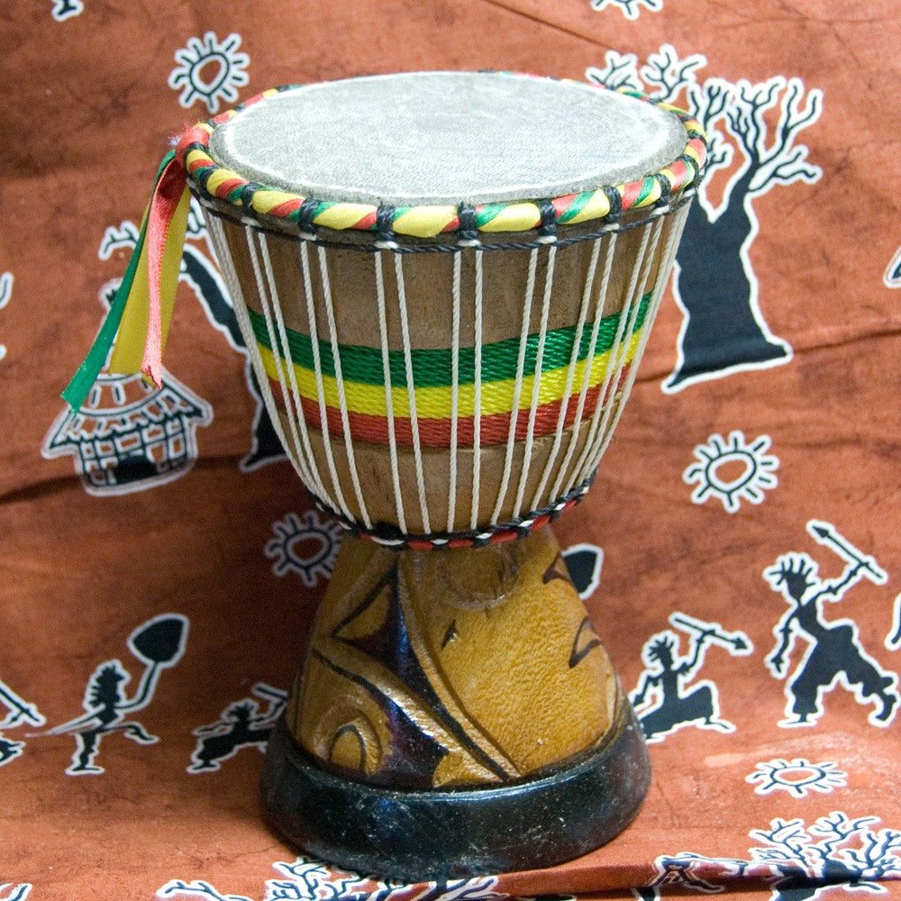 Djembe Africano - Tambor - Grabado - Artesano